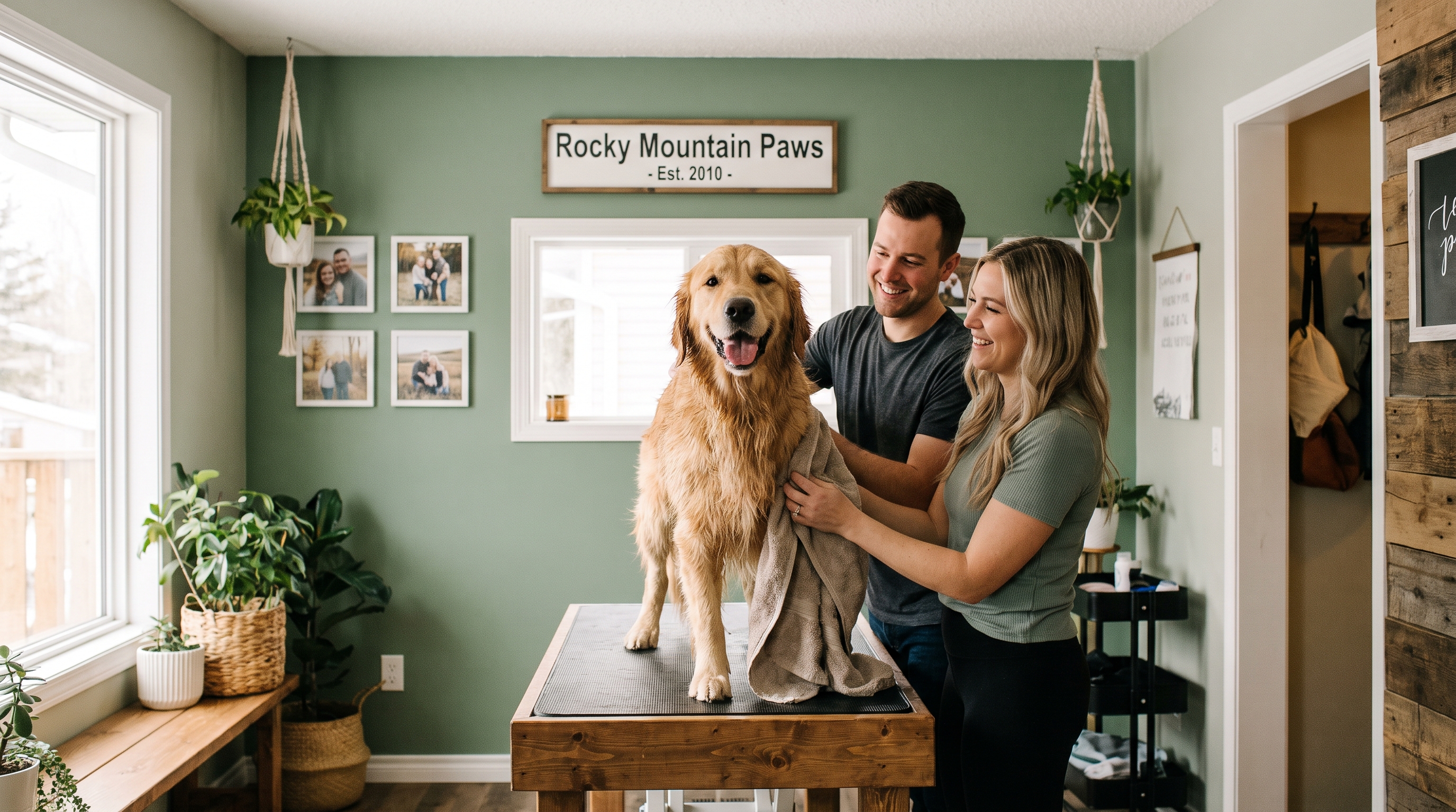 Standard poodle, full groom with teddy bear cut